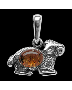 Sternzeichen Widder Schmuck Anhänger 925er Silber - Zodiac - 20x20mm
