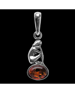 Sternzeichen Jungfrau Schmuck Anhänger 925er Silber - Zodiac - 28x09mm