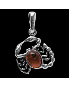 Sternzeichen Skorpion Schmuck Anhänger 925er Silber - Zodiac - 22x17mm