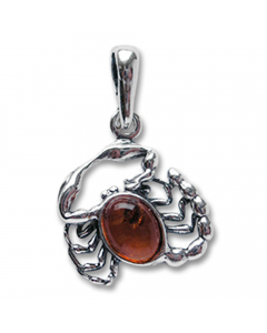 Sternzeichen Skorpion Schmuck Anhänger 925er Silber - Zodiac - 22x17mm