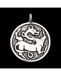 12.95 Zupackende Bestie Schmuck Anhänger - Wikinger - 30x24mm 909-V4-Bestie Wikinger Anhänger aus Silber