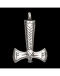 13.95 Wikingeraxt Schmuck Anhänger - Axt , Wikinger - 33x23mm 909-V7-Wikingeraxt Wikinger Anhänger aus Silber