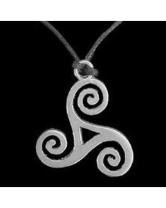 Triskele aus Zinn Anhänger Schmuck - Triskel - 24x27mm