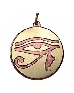 Utchat  Auge ägyptisch Ägypten Amulett Messing Kupfer Talisman 25mm