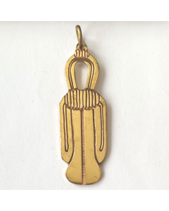 Tit Ägyptisch Amulett Messing Kupfer Talisman: 38 mm