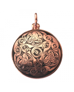 Keltische Triskele Amulett Red Moon Talisman: 25 mm