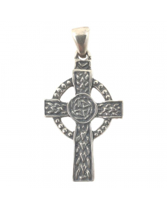 kelt. Kreuz Schmuck Anhänger 925er Silber - Kreuze - 19x37mm
