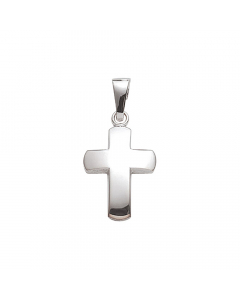 142 Anhänger Kreuz aus massiv 585 - 14 kt Weißgold 904-AN105923-AN20028 Kreuz Anhänger