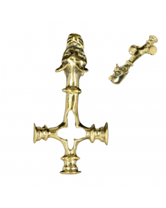 Thor Wolfskreuz mittel Schmuck Anhänger Bronze Wikinger Viking Thorhammer