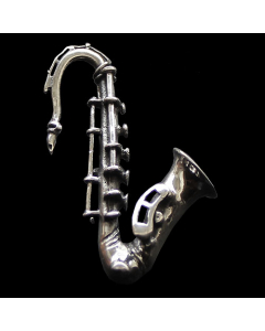 Saxophon Anhänger 925er Silber 48x30cm