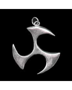 Triskelamulett modern Schmuck Anhänger 925er Silber - Triskel - 32x30mm