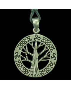 Lebensbaumamulett Schmuck Anhänger Zinn - Lebensbaum - Durchmssser von ca.30 mm