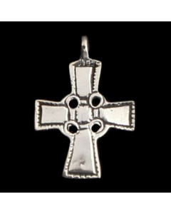 Wikingerkreuz klein Schmuck Anhänger 925er Silber - Kreuze - 25x16mm