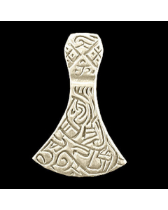 Axt Schmuck Anhänger 925er Silber - Axt , Wikinger - 22x33mm