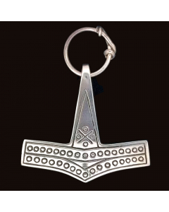 Thorhammer Schmuck Anhänger 925er Silber - Thorhammer - 50x34mm