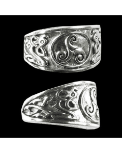 40.95 Triskelring, verstellbar klein 52-60 Keltischer Ring Celtic 949-CR15S-K Keltische Anhänger
