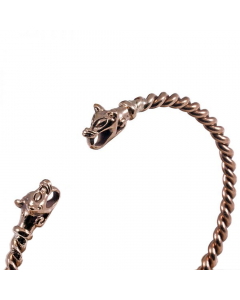 35.95 Armreif Wikinger-Wolfsköpfe Bronze Armspange groß 949-VBR18 Wikinger Anhänger aus Silber