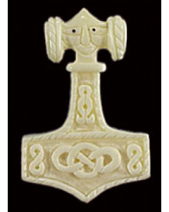 Thorhammer  Knochen Anhänger Schmuck Wikinger Viking