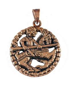 Gokstad-Anhänger Krieger Bronze Anhänger Schmuck Wikinger Vikings