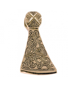 30.95 Axt Amulett Wikinger Schmuck Anhänger Zinn Bronze Wikinger 3 x 5,5 cm 949-VP12-Bronze Wikinger Anhänger aus Silber