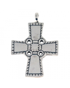 Wikingerkreuz klein Schmuck Anhänger 925er Silber - Kreuze - 25x16mm