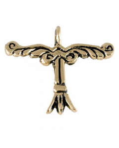 11.95 Wikingerschiff Anhänger Schmuck Bronze - Wikinger - 21x37 mm 949-VP49-B Wikinger Anhänger aus Silber