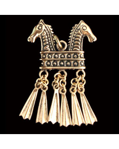 Klapperanhänger Bronze - Wikinger - 30x45mm