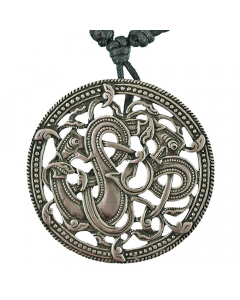 15.95 Wikingeranhänger im Jellingstil Zinn - Wikinger - 53x53mm 949-VP52-Zinn Wikinger Anhänger aus Silber