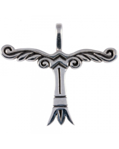 77.95 Irminsul-Amulett Schmuck Anhänger groß 925er Silber Wikinger 55x50mm 949-VP69-Irminsul Wikinger Anhänger aus Silber