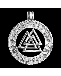 99.95 Wotansknoten-Amulett Schmuck Anhänger Silber Wikinger ca. 3,5 cm ? 949-VP77 Wikinger Anhänger aus Silber