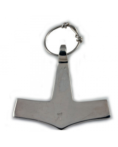 Thorhammer Schmuck Anhänger 925er Silber - Mjölnir - 50x34mm