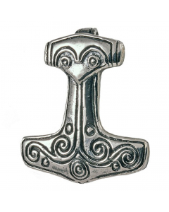 Thorhammer Schmuck Anhänger 925er Silber - Thorhammer - 23x25mm