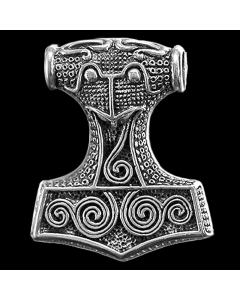 Schonenhammer Schmuck Anhänger 925er Silber - Thorhammer - 54x62 mm