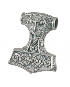 Schonenhammer Schmuck Anhänger 925er Silber - Thorhammer - 54x62 mm