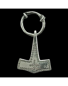 Thorhammer Schmuck Anhänger 925er Silber - Thorhammer - 22 x 40mm (mit Öse)