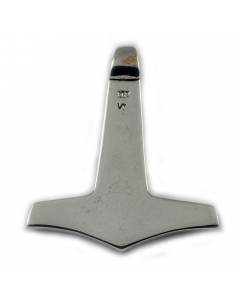 Thorhammer Mjollnir Schmuck Anhänger 925er Silber - Thorhammer - 35x39mm