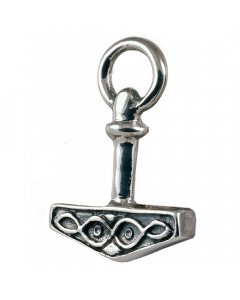 Thorhammer Schmuck Anhänger 925er Silber - Thorhammer - 22x32mm