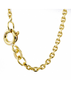 Goldkette Ankerkette diamantiert Halskette 1,6 mm 333-8 Karat Gold