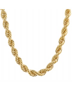 97.95 Goldkette Kordelkette hohl Halskette Breite 3,2 mm - 333-8 Karat Gold 987-KOR333-32-EKR-SET Kordelketten aus Gold