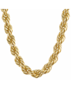 713.95 Goldkette Kordelkette hohl Halskette Breite 4,5 mm - 585-14 Karat Gold 987-KOR585-45-EKR-SET Kordelketten aus Gold