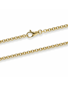 3,5 mm 45 cm 585 - 14 Karat Gold Halskette Erbskette massiv Gold hochwertige Goldkette 19,5 g