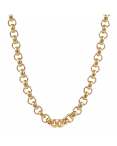 3,5 mm 50 cm 585 - 14 Karat Gold Halskette Erbskette massiv Gold hochwertige Goldkette 21,9 g