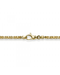 Goldkette Königskette Länge 19cm - Breite 2,5mm - 585-14 Karat Gold