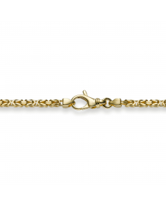Goldkette Königskette Länge 21cm - Breite 2,5mm - 585-14 Karat Gold