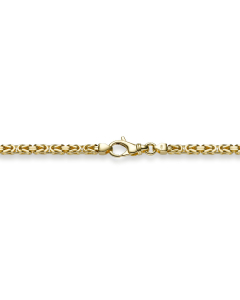 3,0 mm 750 - 18 Karat Gold  massive Goldkette Königskette rund 19/21/45/50/55/60/70 cm - elegante Goldkette Damen und Herren Juwelier Qualität - Made in Germany Vaterartikel