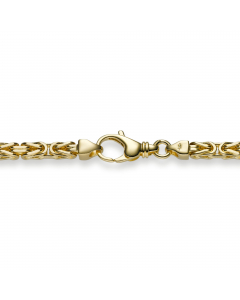 3,5 mm 19 cm 585 - 14 Karat Gold Halskette Königskette massiv Gold hochwertige Goldkette 17 g