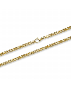 Königskette Halskette Breite 4,0 mm - 585 - 14 Karat Gold Auswahl Vaterartikel