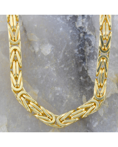 4,0 mm 21 cm 750 - 18 Karat Gold Armkette Königskette massiv Gold hochwertige Goldkette 29,8 g