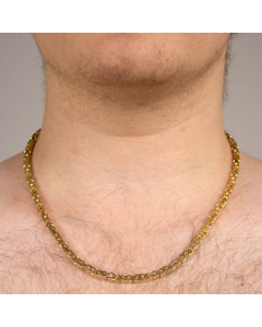 2,8 mm 45 cm 750 - 18 Karat Gelbgold Königskette massiv Gold hochwertige Halskette 30 g