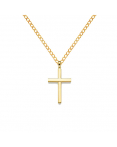 Anhänger Kreuz 585 14 Karat Gold mit massiver Goldkette 2,6 mm 585-14 Karat Gold Juwelier Qualität